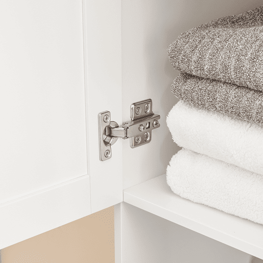 SoBuy BZR216-W Armário de casa de banho alto economizador de espaço com cesto de lavagem 45L - Coluna de casa de banho estreita 40x38x180cm com gaveta MDF, prateleira aberta e porta de armário para lavandaria ou casa de banho