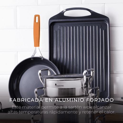 Wok San Ignacio COMPACT ø28cm em alumínio forjado para indução