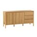 Aparador con 2 puertas y 3 cajones, 150cm 150 Aparador con 2 puertas y 3 cajones, 150cm 150 Madera