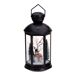 Farol Navideño decorativo con escena interior y LED Farol Navideño decorativo con escena interior y LED Negro