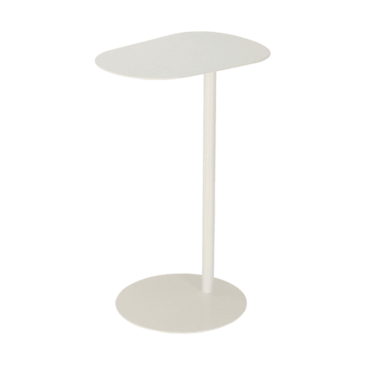 mesa lateral com formato orgânico