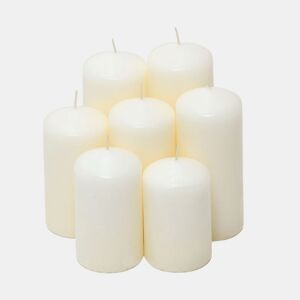 Conjunto de velas sem perfume Well Home: 7 tamanhos variados em uma caixa