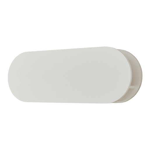 Bengaleiro de parede Vilkön prateleira + 6 ganchos 80x16x30cm Branco en.casa