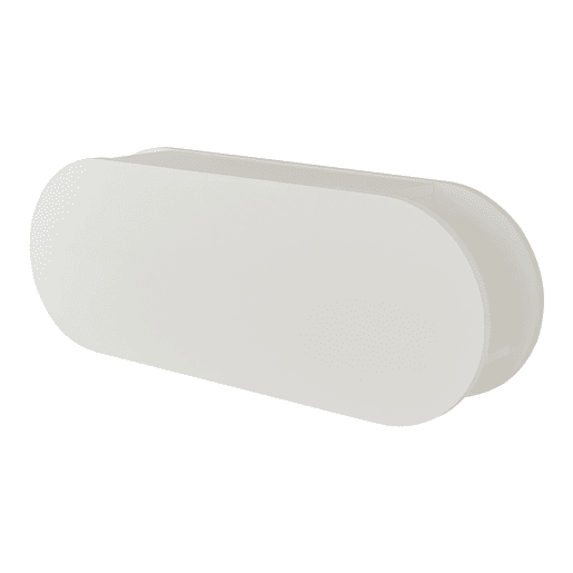 Bengaleiro de parede Vilkön prateleira + 6 ganchos 80x16x30cm Branco en.casa