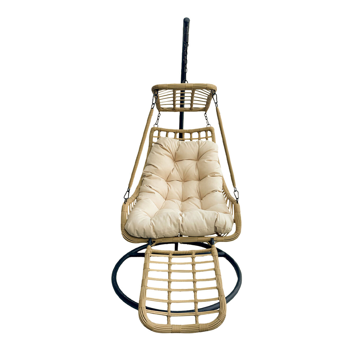 Silla Colgante Yoevu con reposapiés, confort premium