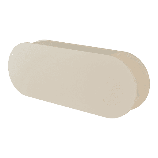 Bengaleiro de parede Vilkön prateleira + 6 ganchos 80x16x30cm Bege en.casa