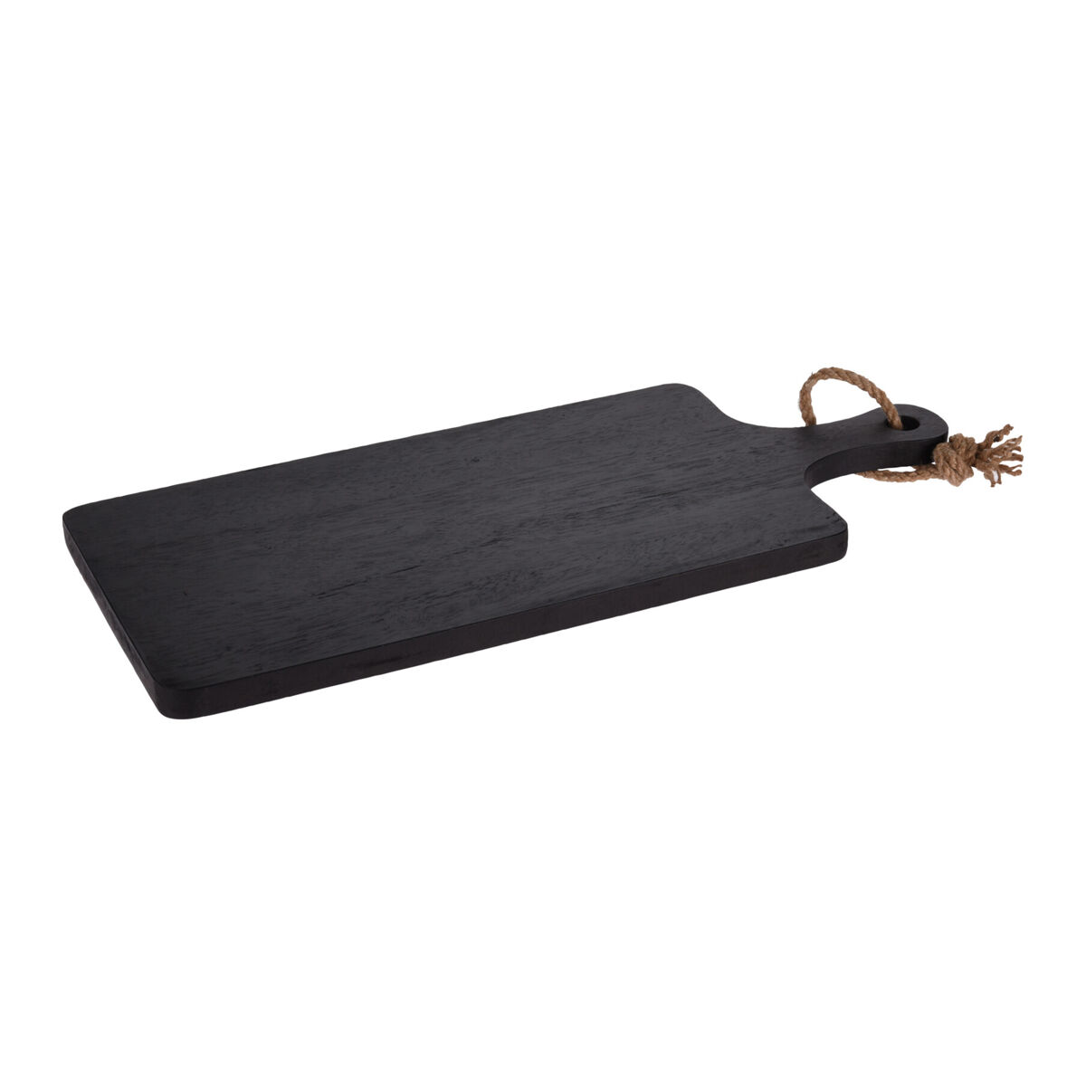 Tabla de cortar con mango de madera de caucho 50x15x2cm