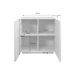 Aparador efecto madera 2 puertas, 80cm 80 Aparador efecto madera 2 puertas, 80cm 80 Madera