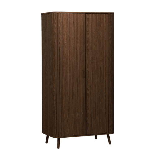 Armadura efeito madeira com prateleira e cabideiro, Legacy, Madeira de nogueira, 90x60x180 cm Armadura efeito madeira com prateleira e cabideiro, Legacy, Madeira de nogueira, 90x60x180 cm