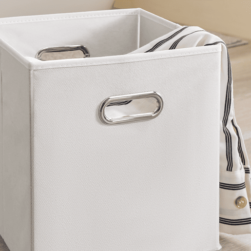 SoBuy BZR213-W Armário de casa de banho Coluna de casa de banho estreita 78x38x90cm com 1 cesto grande integrado e 2 cestos de tecido amovíveis - Armário móvel que poupa espaço