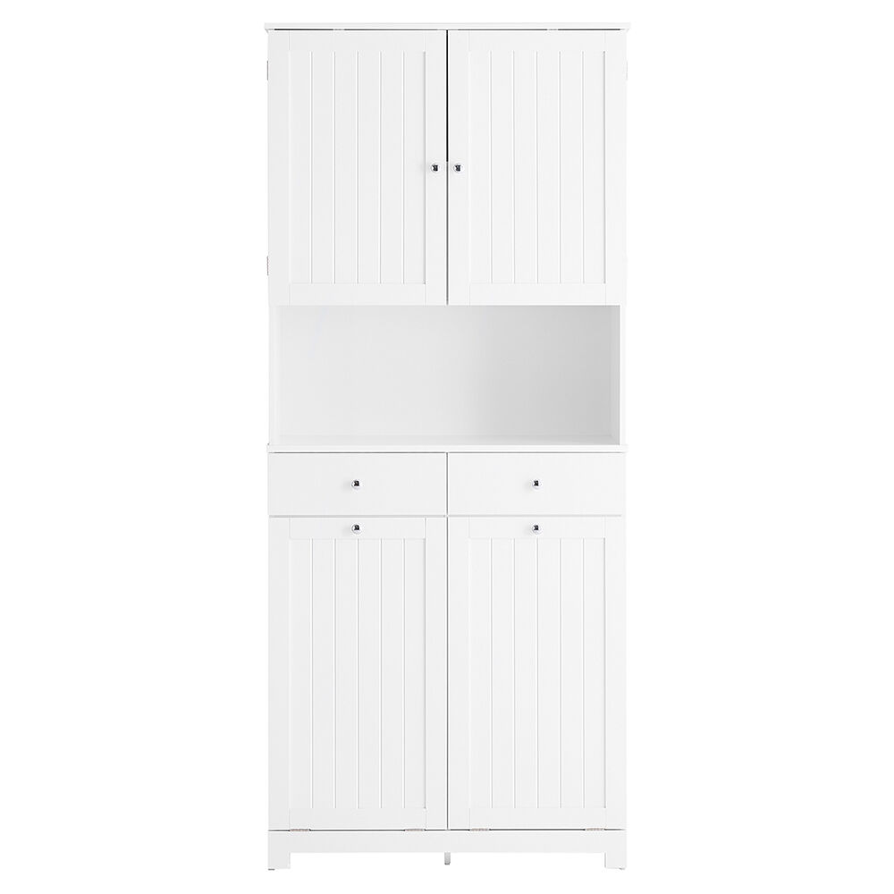 Mueble baño estrecho con 2 cestos para ropa y 2 cajones bzr215-w