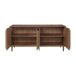 Aparador vintage con efecto madera y 4 puertas, 160cm 160 Aparador vintage con efecto madera y 4 puertas, 160cm 160 Madera