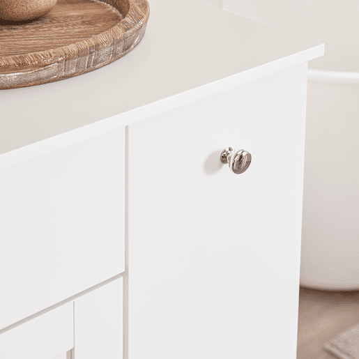 SoBuy BZR214-W Armário de casa de banho alto e estreito economizador de espaço com 1 gaveta, 2 cestos para roupa e prateleira amovível Armário de casa de banho multiusos 78x38x90cm