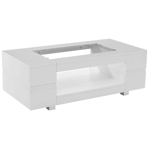 Mesa de centro LED - Controlo por aplicação Bluetooth - Branca Mesa de centro LED - Controlo por aplicação Bluetooth - Branca