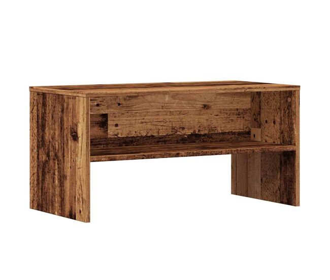 Mueble para tv madera contrachapada envejecida 80x40x40 cm