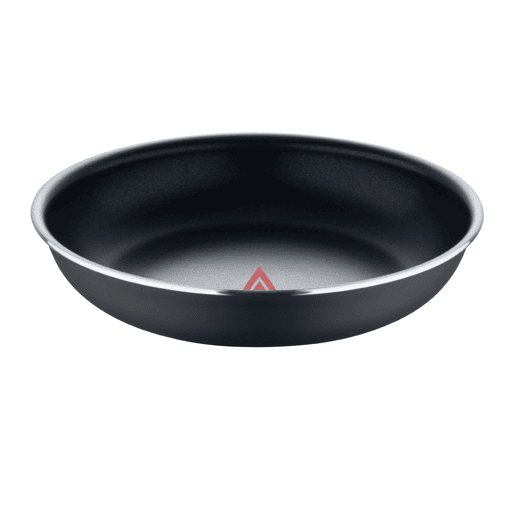 Conjunto de 2 frigideiras Bergner Click&Cook Ø22Ø26cm em alumínio prensado preto com indicador de temperatura + cabo removível