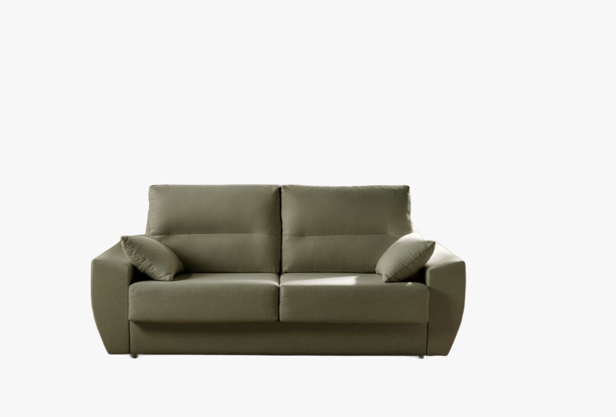 sofa cama italiano monaco 3 plazas verde matris