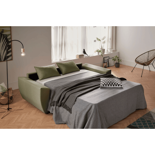 Sofá-cama italiano Monaco, 3 lugares, verde. Matris