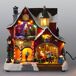 Decoración Navideña Taller de Papá Noel con 31 luces y música Decoración Navideña Taller de Papá Noel con 31 luces y música Multicolor