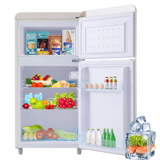 Frigorífico 72L - Porta dupla superior e inferior - Branco