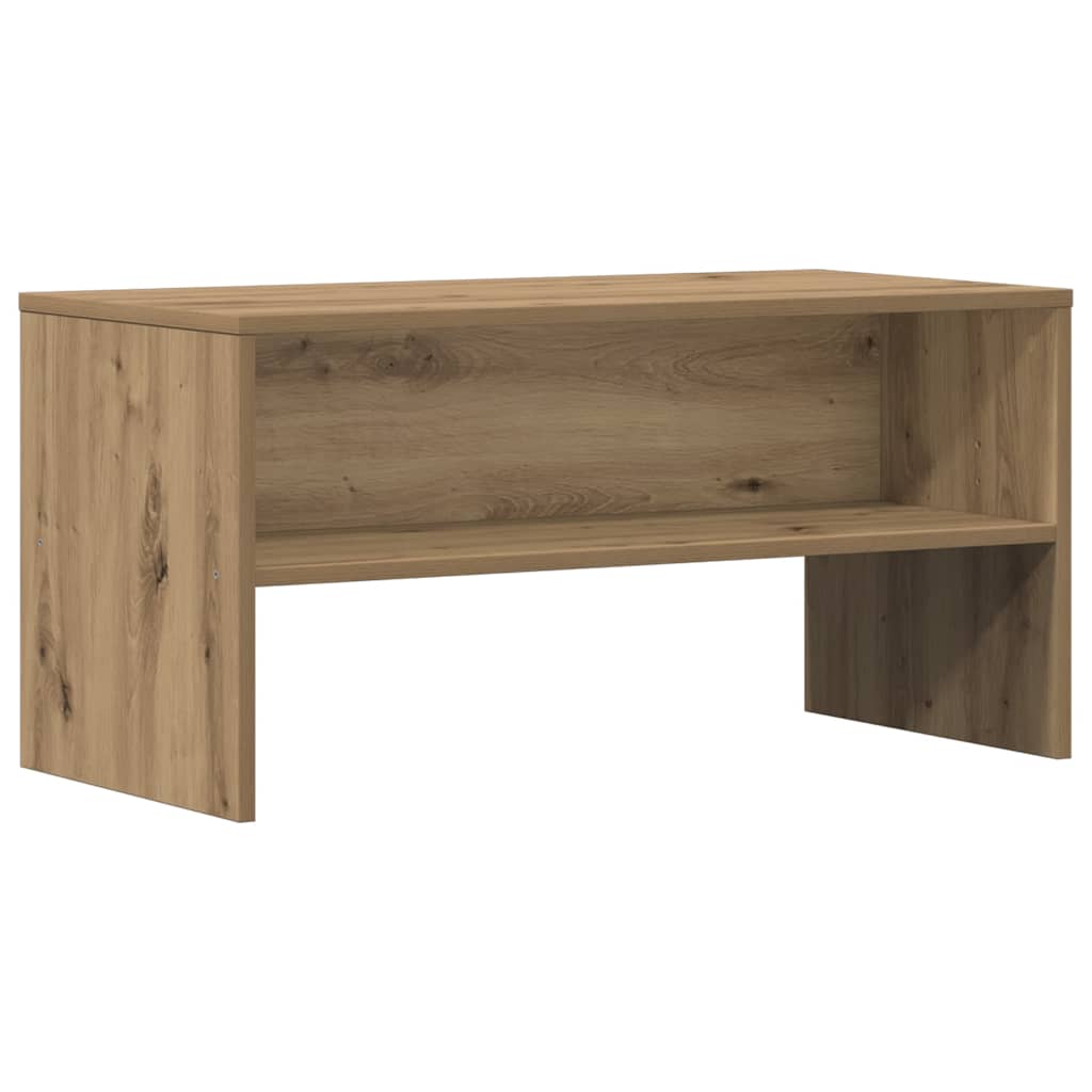mueble de tv madera de ingenieria roble artesanal 80x40x40 cm