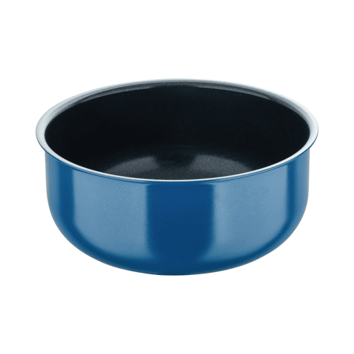 Conjunto de 3 panelas Bergner Click&Cook Ø16Ø18Ø20cm em alumínio prensado em 3 cores + cabo removível