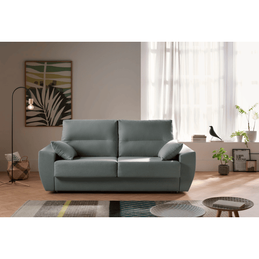 Sofá-cama italiano Monaco de 3 lugares, azul. Matris