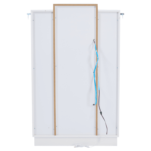 Móvel de sala 74x40x120 cm - Vitrine com 3 portas, LED, prateleira de vidro e gaveta - Alto brilho Móvel de sala 74x40x120 cm - Vitrine com 3 portas, LED, prateleira de vidro e gaveta - Alto brilho