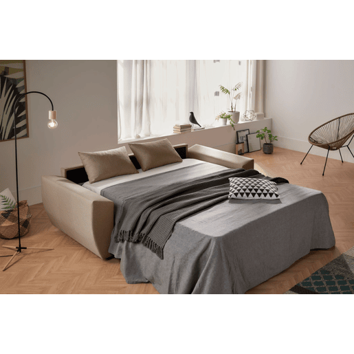 Sofá-cama de 3 lugares Monaco Italian, cor tostada. Matris