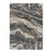 Alfombra efecto mármol MARMOL ONDA - ATTICGO 80x150 Alfombra efecto mármol MARMOL ONDA - ATTICGO 80x150 Gris
