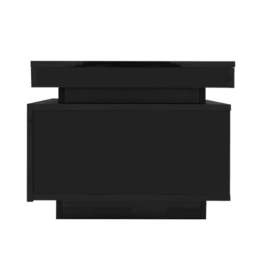 Mesa de centro moderna 100x50x40,3 cm - Mesa elegante com gaveta e capacidade de carga de 50 kg - Branco