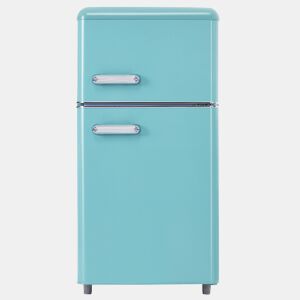 Frigorífico 72L - Porta dupla, congelador de 21L, 120 kWhano - Ciano