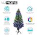 Árbol de Navidad de fibra óptica, 135 Luces LED cálido Árbol de Navidad de fibra óptica, 135 Luces LED cálido Verde