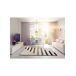 Alfombra shaggy geométrico SCENIC - ATTICGO 120x170 Alfombra shaggy geométrico SCENIC - ATTICGO 120x170 Beige