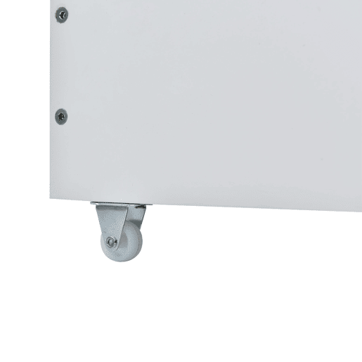 Gavetas para cama 93x66,5x20 cm - 2 gavetas, arrumação debaixo da cama, MDF + rodas, branco