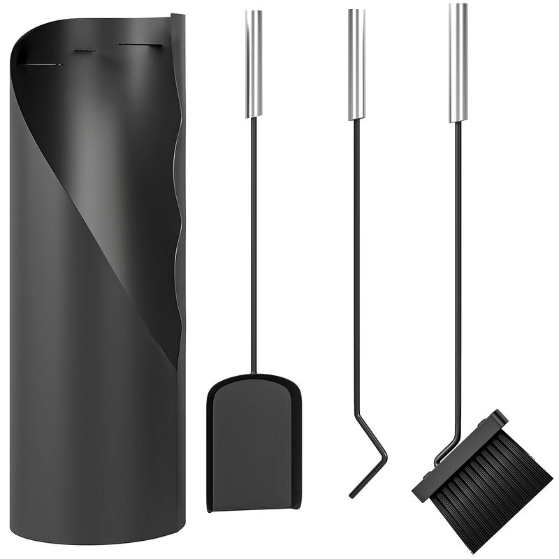 Juego para Chimenea Metal Outsunny