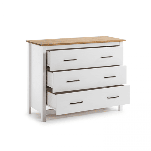 Cómoda Eira Blanco - Oak 100 x 80 x 40 cm