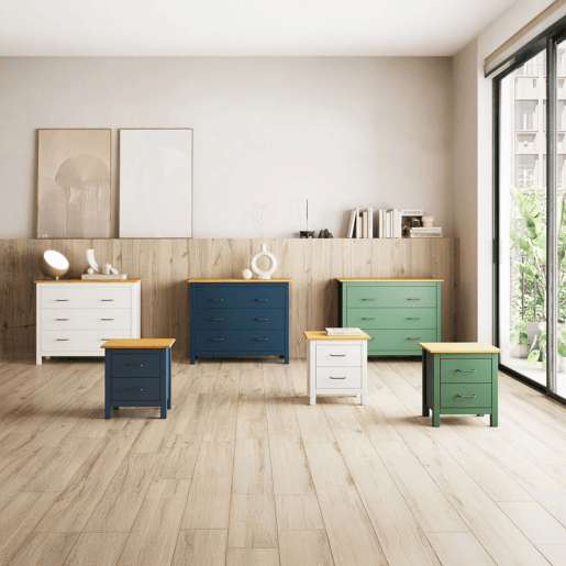 Cómoda Eira Green Moss - Oak 100 x 80 x 40 cm