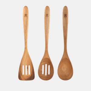 Conjunto de 3 utensílios de cozinha SMART MasterPRO em acácia