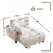 MEUBLES COSY Sofá Cama Individual De Pana Con USB MEUBLES COSY Sofá Cama Individual De Pana Con USB Beige