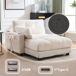 MEUBLES COSY Sofá Cama Individual De Pana Con USB MEUBLES COSY Sofá Cama Individual De Pana Con USB Beige