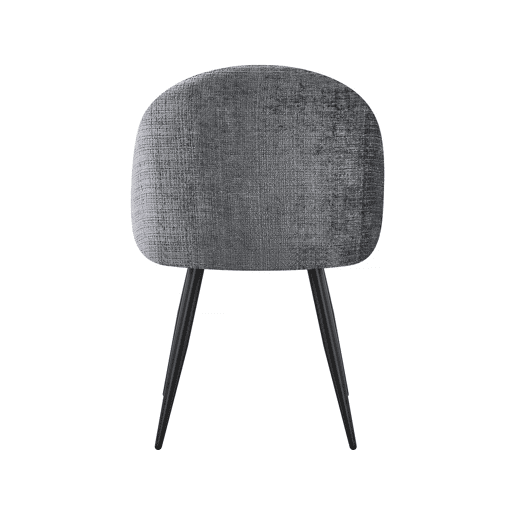 Conjunto de 2 cadeiras em tecido Samuel - 53 x 51 x 82 cm - Cinza