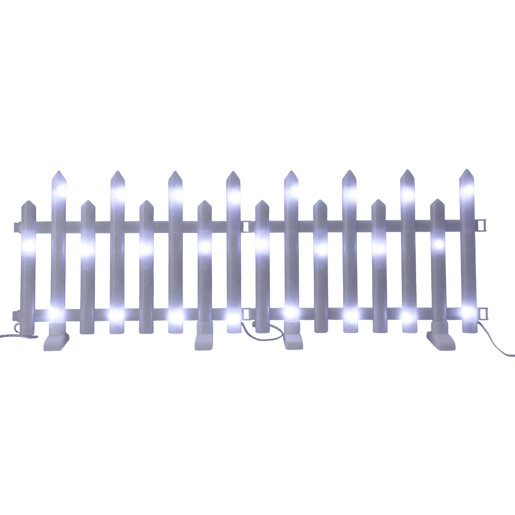 Conjunto de 8 peças de luzes LED para cerca com controlador e controle de temperatura.