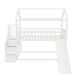 Cama alta para niños 203x253 Cama alta para niños 203x253 Blanco