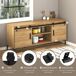Herrajes Puertas Corredera Acero Carbono HOMCOM Herrajes Puertas Corredera Acero Carbono HOMCOM Negro