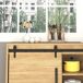 Herrajes Puertas Corredera Acero Carbono HOMCOM Herrajes Puertas Corredera Acero Carbono HOMCOM Negro
