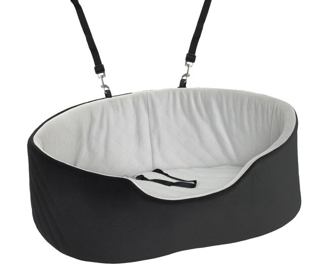 Pawhut asiento de coche para perros pequeños y medianos, asiento de coche para mascotas de hasta 15 kg con funda extraíble y lavable, cama de viaje con cinturón de seguridad y base antideslizante