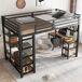 Cama alta para niños Cama alta para niños Negro