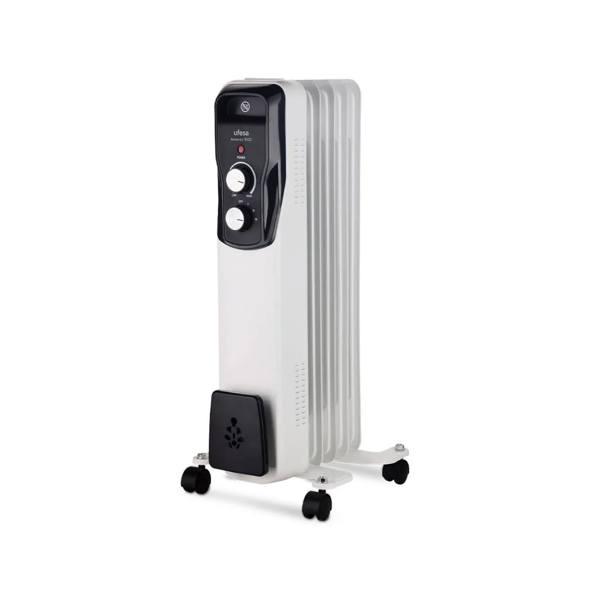 Radiador de aceite Ufesa Antares 1000W 5 elementos con ruedas