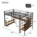 Cama alta para niños Cama alta para niños Negro